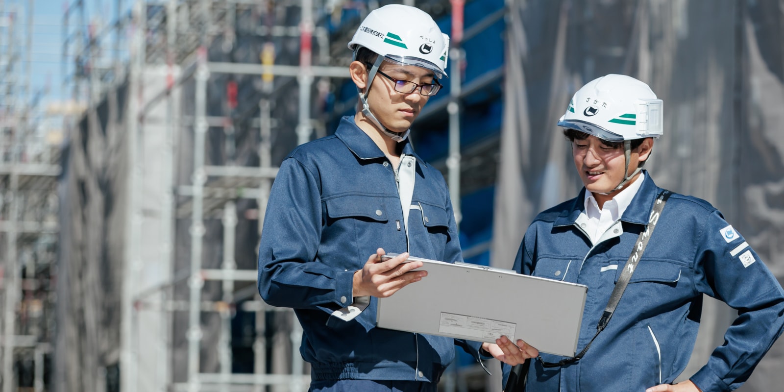 図面確認の様子